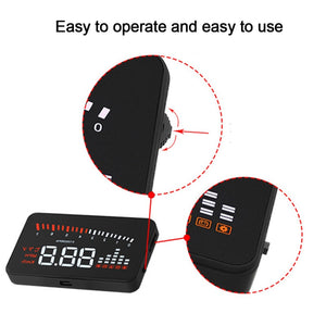 X5 Car HUD Head Up Display OBD II EOBD Automatic