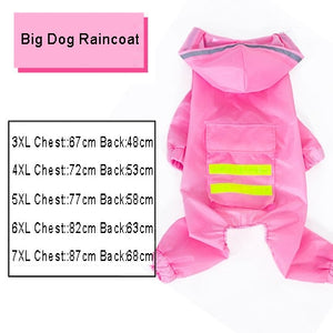 Dog Raincoat Jumpsuit Rain Coat for Dogs