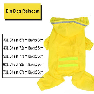 Dog Raincoat Jumpsuit Rain Coat for Dogs