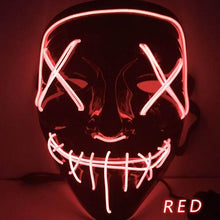 EL Light Mask Up Funny Mask from The Purge Election Year Great for Festival Cosplay Halloween Costume