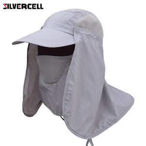 Sun Caps Flap Hats 360 degree Solar UV Protection