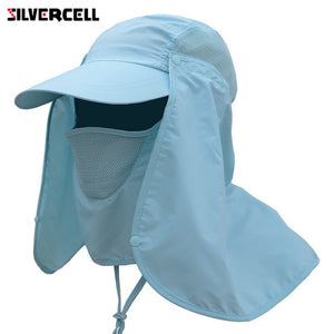 Sun Caps Flap Hats 360 degree Solar UV Protection