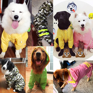 Dog Raincoat Jumpsuit Rain Coat for Dogs