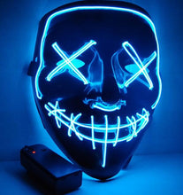 EL Light Mask Up Funny Mask from The Purge Election Year Great for Festival Cosplay Halloween Costume