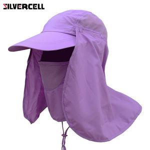 Sun Caps Flap Hats 360 degree Solar UV Protection