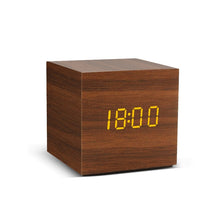 Alarm Clock LED Wooden