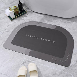 Super Absorbent Floor Mat Quick Drying Bathroom