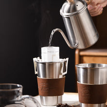 Coffee Hand Brewing Pot Wooden Handle