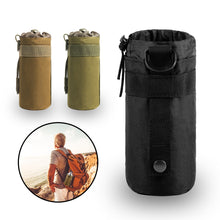 Tactical Water Bottle Pouch Airsoft 600D Outdoor Hiking MOLLE Open Top Hydration Pouch Hunting Water Bag Backpack Accessories