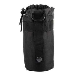 Tactical Water Bottle Pouch Airsoft 600D Outdoor Hiking MOLLE Open Top Hydration Pouch Hunting Water Bag Backpack Accessories