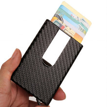 Wallet Automatic Slide Card Case Carbon Fiber