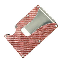 Wallet Automatic Slide Card Case Carbon Fiber