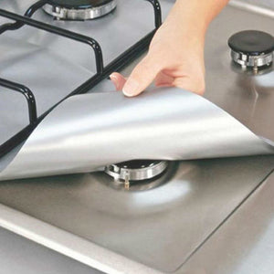 1/4PC Stove Protector Cover Liner Gas Stove