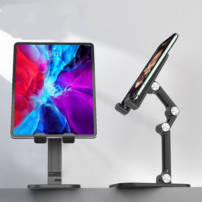 Tablet Stands For iPad Pro 12.9 Case Adjustable Foldable Height Angle Phone Holder For Xiaomi iPhone Huawei Samsung Honor Stand