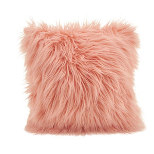 Soft Fur Plush Cushion Cover