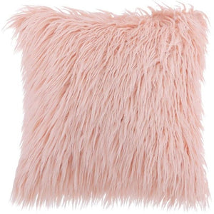 Soft Fur Plush Cushion Cover