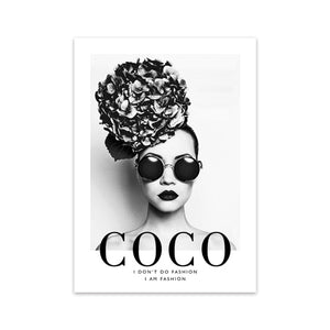 Fashion Coco Quotes Poster