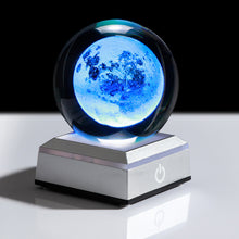 New 80mm K9 Crystal Solar System Planet Globe 3D