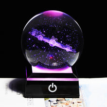 New 80mm K9 Crystal Solar System Planet Globe 3D