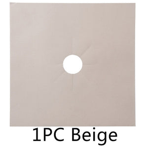 1/4PC Stove Protector Cover Liner Gas Stove