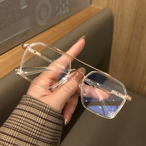 Tony Stark Iron Man Vintage Frame Square Glasses