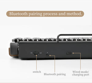 Mechanical Keyboard Wireless Bluetooth