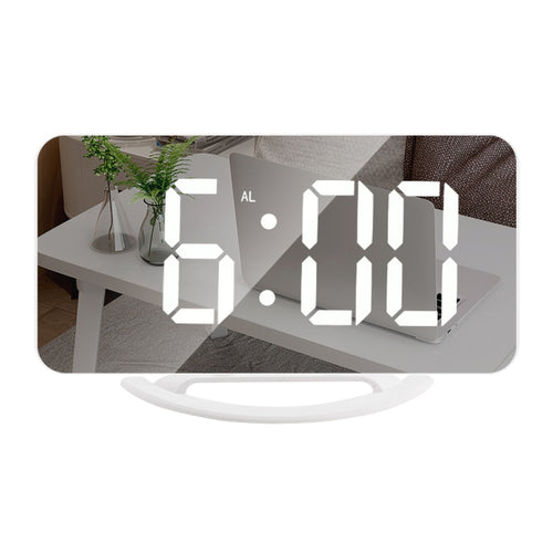 Mirror Alarm Clock Digital Display