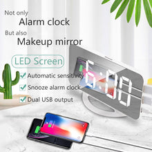 Mirror Alarm Clock Digital Display