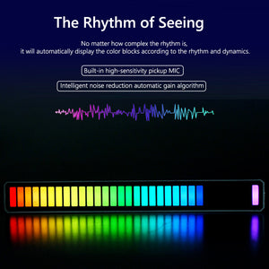 RGB Sound control LED light